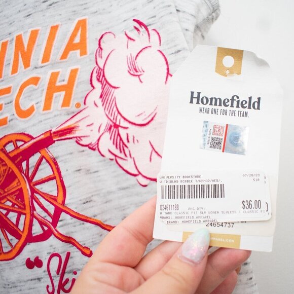 Virginia Tech Skipper Women's Racerback Tank Top NWT Medium - Picture 3 of 6